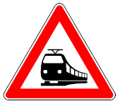 Zeichen 151 Unbeschrankter Bahnübergang (BGBl. I 1992 S. 682)
