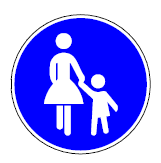 Zeichen 239 Fußgängerweg (BGBl. I 1992 S. 684)