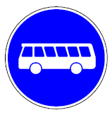 Zeichen 245 Linienomnibusse, Busspur (BGBl. I 1992 S. 685)