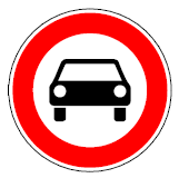Zeichen 251 Verbot für Kraftwagen und sonstige mehrspurige Kraftfahrzeuge (BGBl. I 1992 S. 685)