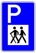 Zeichen 317 Wandererparkplatz (BGBl. I 1992 S. 692)