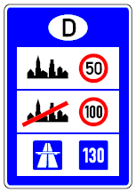 Zeichen 393 Informationstafel an Grenzübergangsstellen (BGBl. I 1992 S. 695)