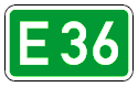 Zeichen 410 Nummernschilder Europastraßen (BGBl. I 1992 S. 696)