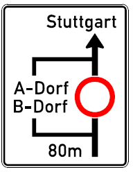 Zeichen 458 Planskizze Umleitung (BGBl. I 1992 S. 698)