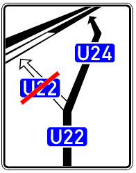 Zeichen 466 Bedarfsumleitungstafel (BGBl. I 1992 S. 699)