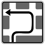 Zeichen 468 Schwierige Verkehrsführung (BGBl. I 1992 S. 699)