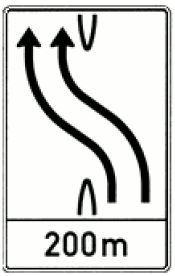 Zeichen 500 Überleitungstafel (BGBl. I 1992 S. 699)
