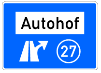 Zeichen 448.1 Autohof (BGBl. I 2000 S. 1692)